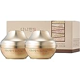 Danahan Bon Yeon Jin Red Ginseng Eye Cream Duo Set (2 Pack, Total 60 mL) – Korean Under-Eye Care | Helps Reduce the Look of Dark Circles & Fine Lines | Ceramide + Shea Butter