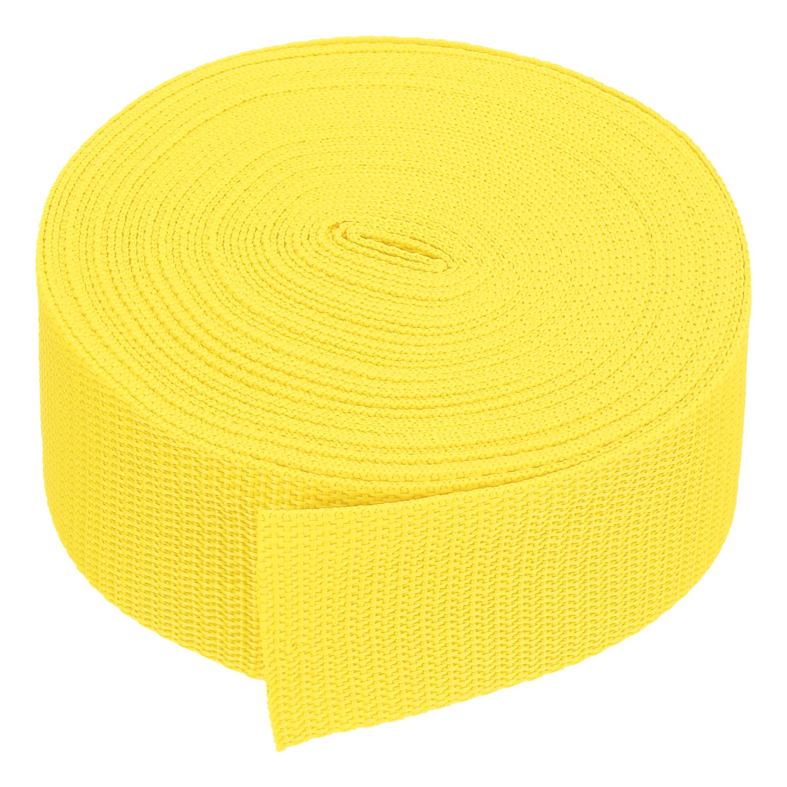 PATIKIL 9 Meters Webbing, 50mm Polypropylene Webbing Strap Heavy Webbing Roll Chair Straps for Indoor Outdoor Climbing DIY Crafting, Gold