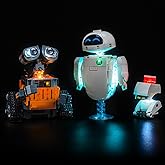 Hilighting Upgraded Led Light Kit Compatible with Lego Wall-E and EVE Building Set, Lights Decoration Compatible with Lego 43