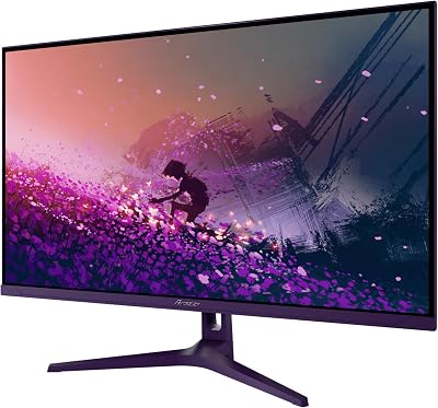 Nova 32" Monitor Gaming IPS QHD 2560×1440, 180 Hz, 1 ms, FreeSync, HDR, Altavoces Integrados – Purple