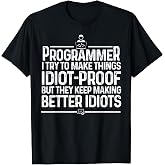 Funny Programmer Art Men Women Computer Coder Programming T-Shirt