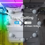 phopollo 40m LED Strip Lights with App Remote Music Sync Bedroom Party Ambience view 5
