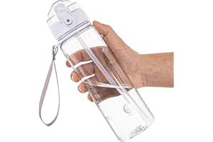 OLDLEY 17oz Kids Water Bottle for School - Motivational With Silicone Straw, Leak-Proof Tritan BPA-Free, Reusable for Girls Boys, Clear