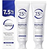 2 Pack Hydroxyapatite Toothpastes for Enamel Protection and Tooth Strengthening, Fluoride-Free Cooling Mint, Promotes Fresh Breath, Daily Use for Oral Health