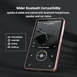 innioasis G1 80GB MP3 Player Bluetooth WiFi 4” Touch Screen Pink White view 3
