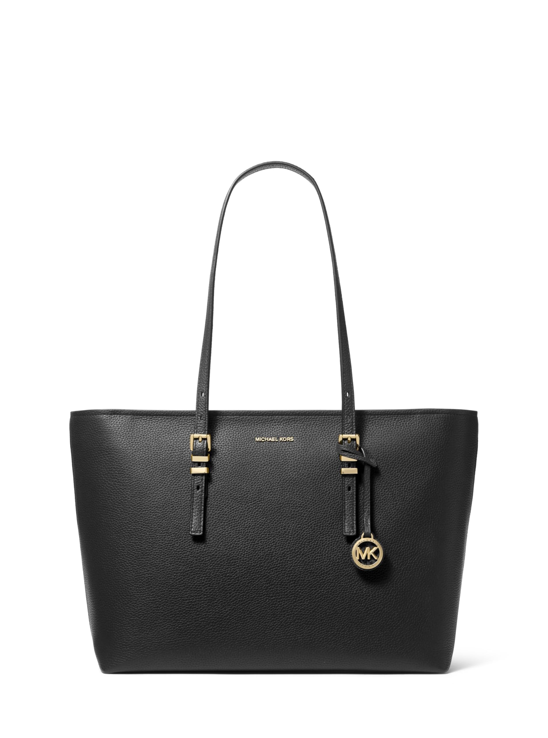 Michael Kors Quinn Large Tote, Gold-Tone Hardware/Black
