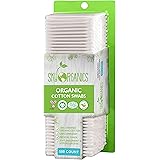 Cotton Swabs Organic by Sky Organics (Large pack of 500 ct.) Natural Cotton Buds, Cruelty-Free Cotton Swabs, Biodegradable, A