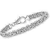 Ross-Simons Sterling Silver Small Byzantine Bracelet