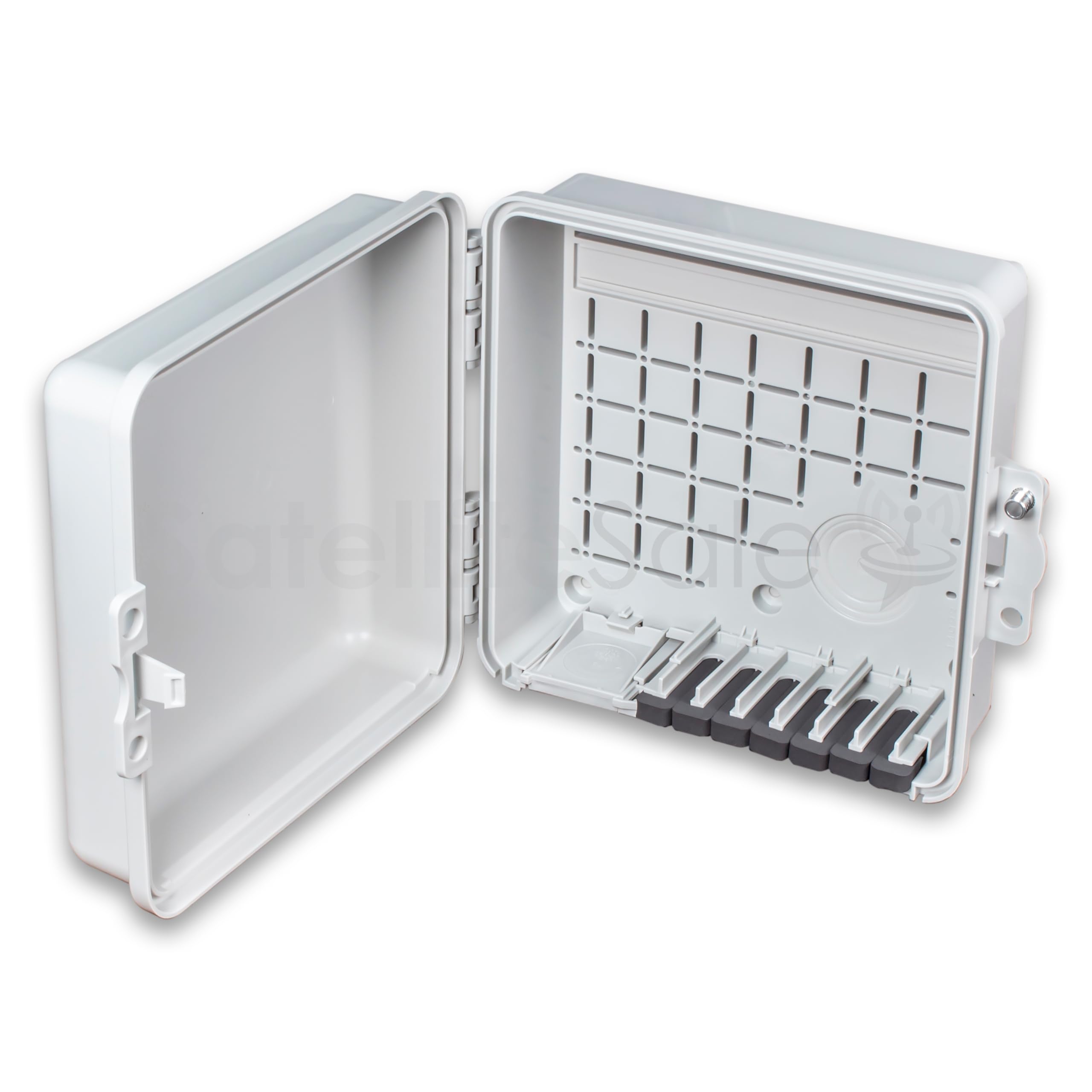 Photo 1 of SatelliteSale Weatherproof Junction Box Heavy Duty Enclosure 9x9x4 Inches UV-Rated Thermoplastic Alloy Made in USA