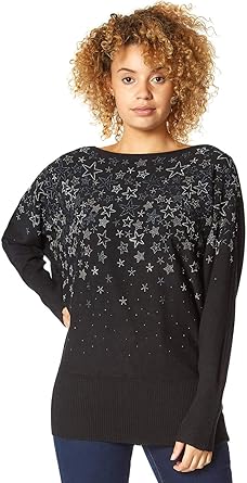 sparkle sleeve jumper
