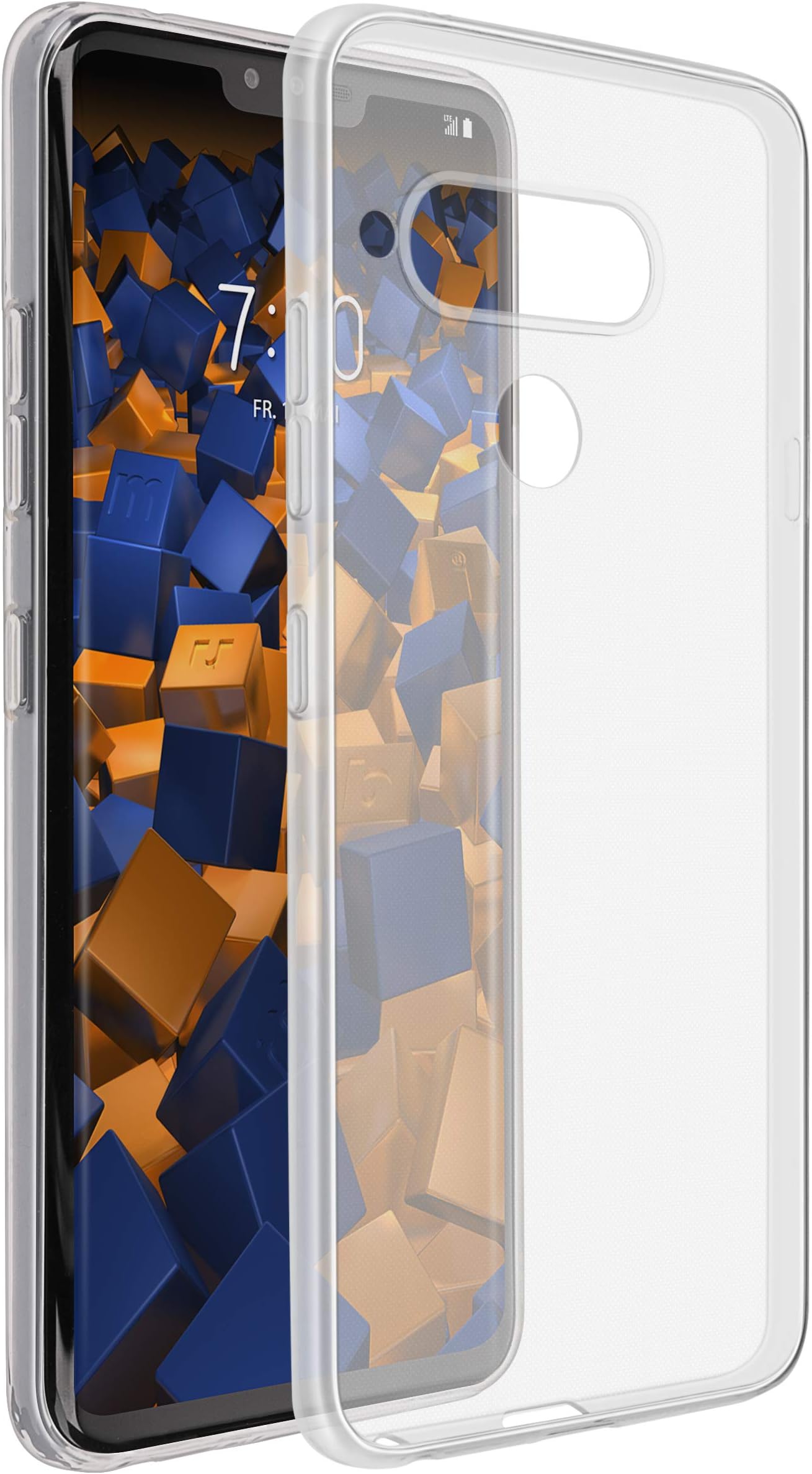mumbi Case Compatible with LG V40 ThinQ Mobile Phone Case Slim Transparent