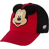 Disney Boys Baseball Cap, Mickey Mouse Adjustable Toddler Hat, Ages 2-4 Or Boy Hats for Kids Ages 4-7
