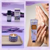 Karestcorp Lavender Spa Bath Set Gift Box for Women, Pamper Self Care Present view 5