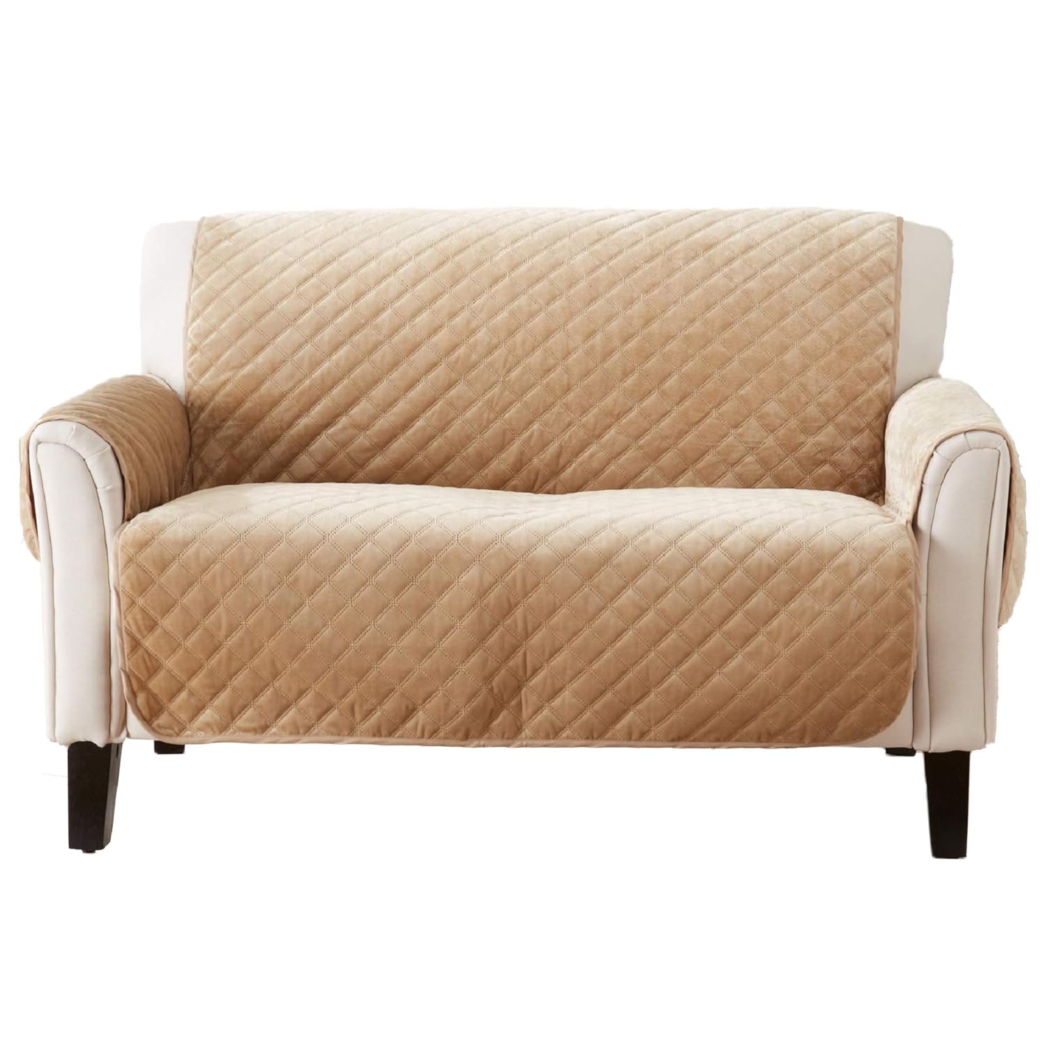 Best Grey Plush Microfiber Sofa Loveseat Chair Set