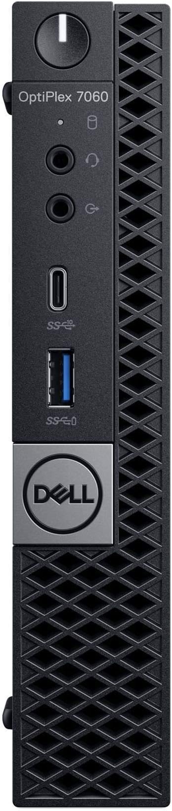 Dell OptiPlex 7060 Micro PC with Intel Core i7-8700T 2.4 GHz Hexa-core, 16GB RAM, 256GB SSD, Windows 10 Pro 64-bit