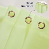 Furlinic Shower Curtain Anti Mould Waterproof Polyester 100x200 cm Yellow view 4