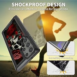 BPQOJB for Samsung Galaxy S24 Ultra Case with Red