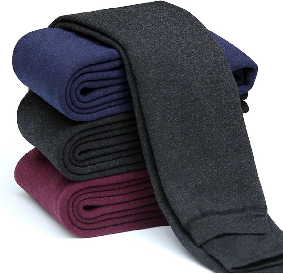 Govc Girls Winter Warm Fleece Lined Elastic Waist Velvet Stretchy Thick Leggings: Clothing