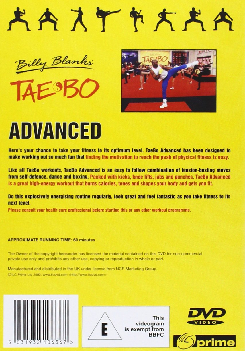 Original Tae Bo Workout Schedule