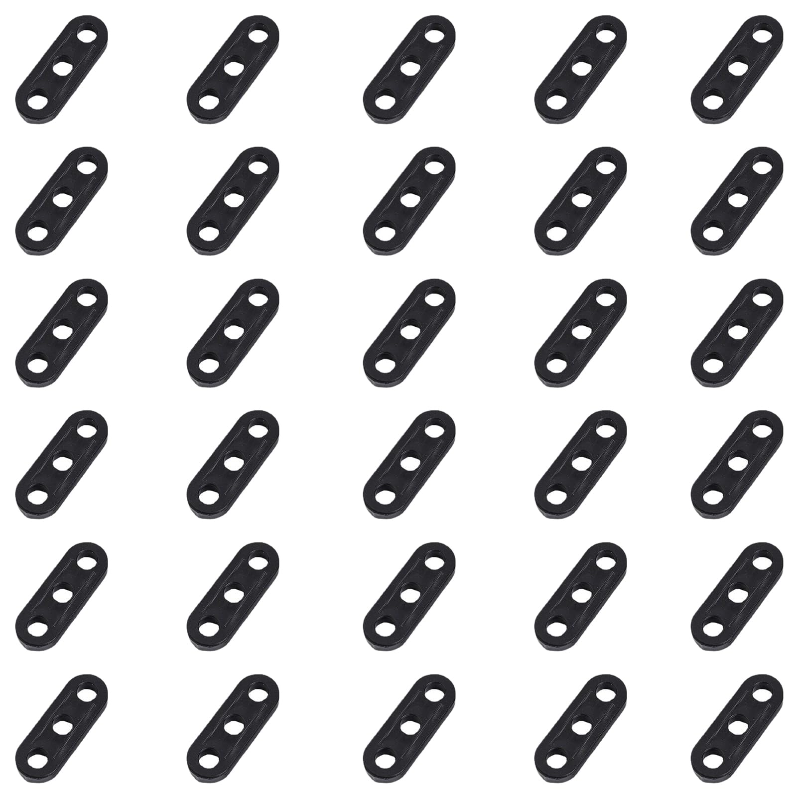 30PCS Black Tent Guy Rope Tensioners,Sturdy Tents Rope Fasteners,Cord Tensioners for Camping Hiking