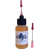 Liquid Bearings Oil for O Scale Trains and Model Railroads, 100%-Synthetic, Provides Superior Lubrication, Also Prevents Rust