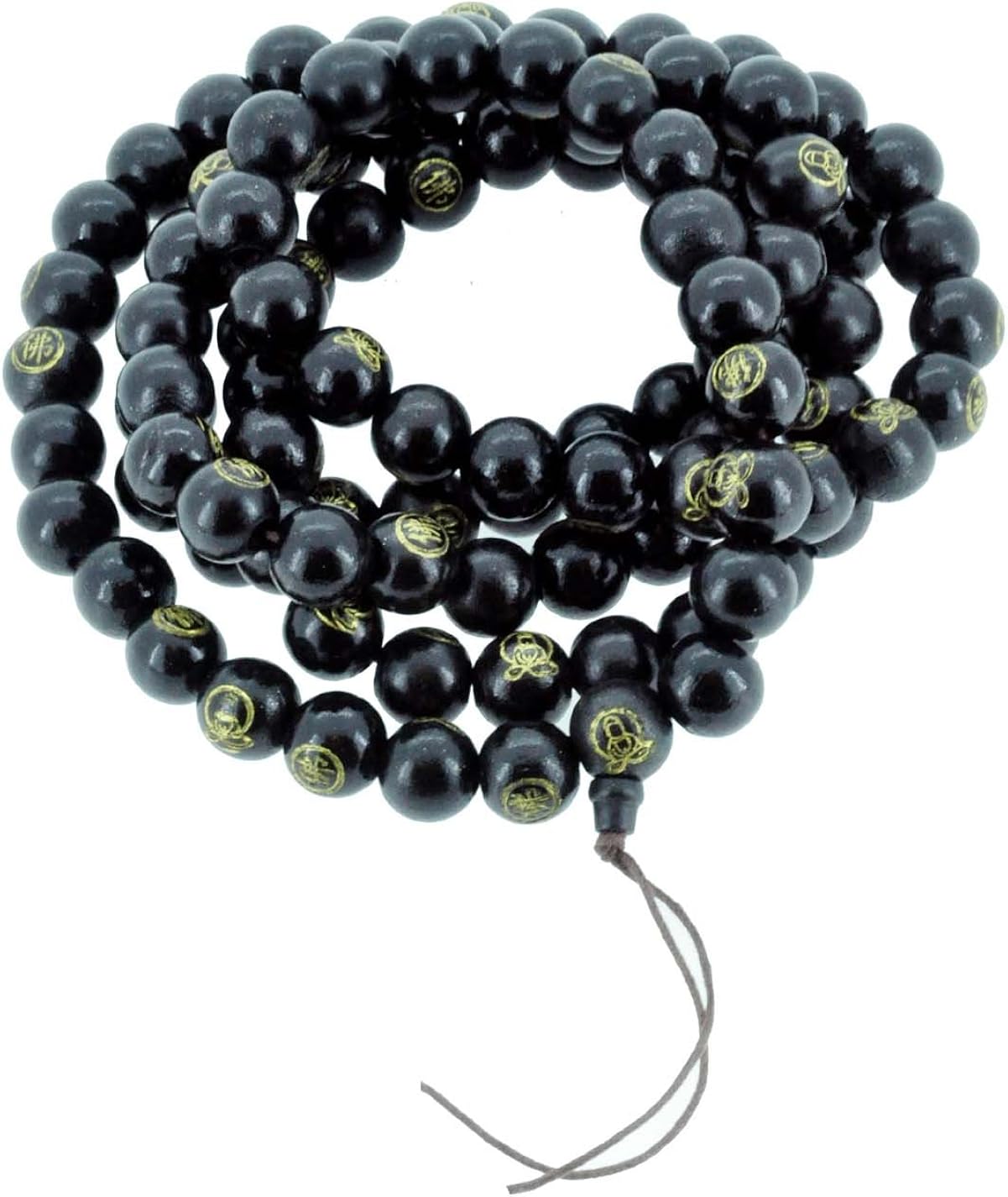 Amazon 数珠 ネックレス チベット 108 禅 仏教徒 木製 マラ 祈り ビーズ 数珠状の祈りの用具 ネックレス 通販