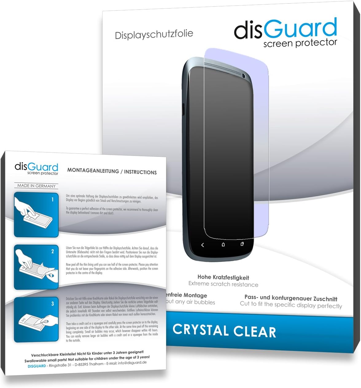 disGuard Screen Protector for Tomtom Start XL Central Europe Traffic Made in Germany