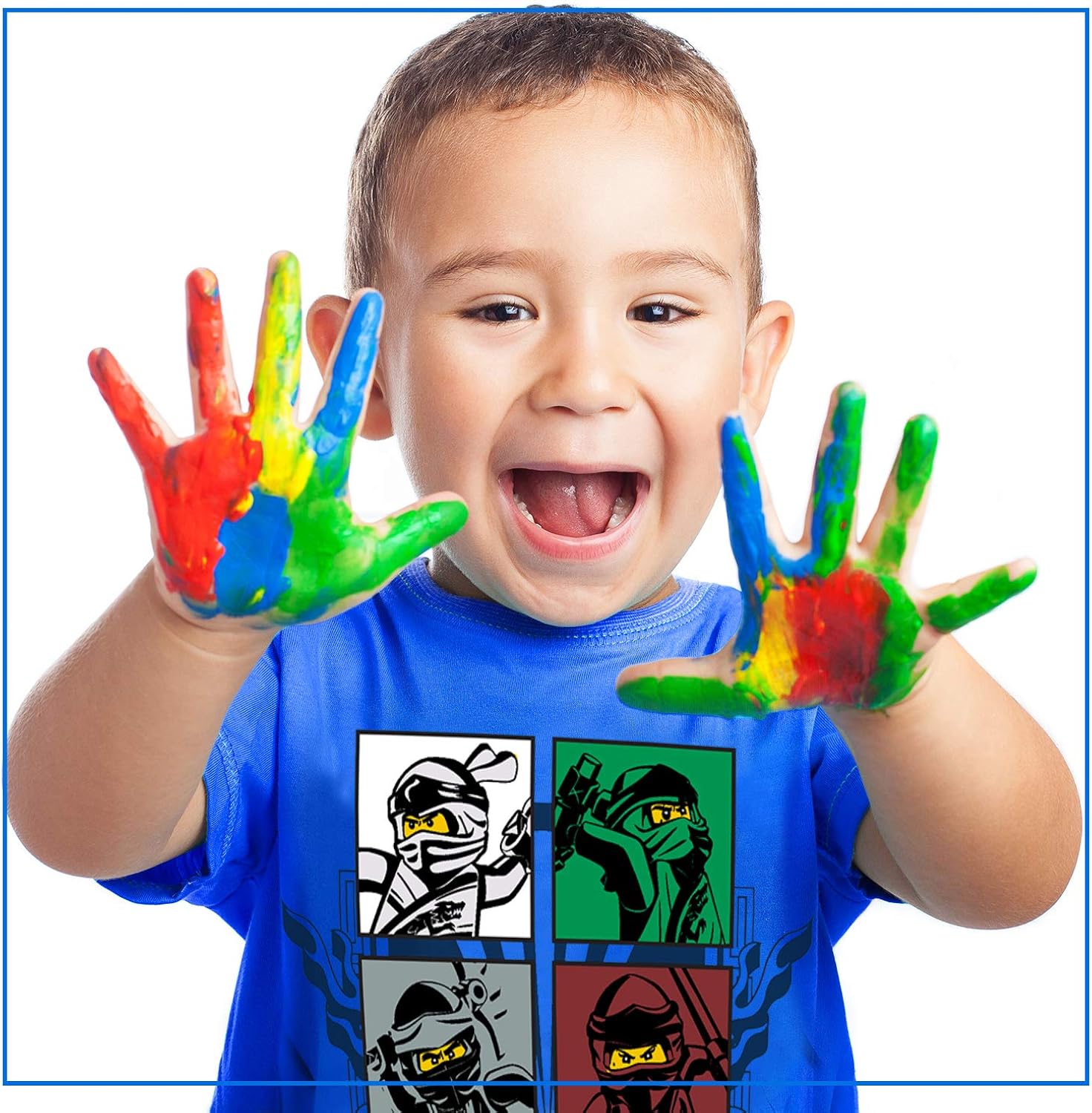 LEGO Boys' Round Neck Short Sleeve Lego Characters Graphic Design T-Shirt, Little Boys & Big Boys Tee: Clothing