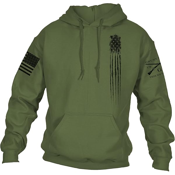 Amazon.com: Grunt Style Vintage American Hoodie (Black, Small) : Clothing,  Shoes \u0026 Jewelry
