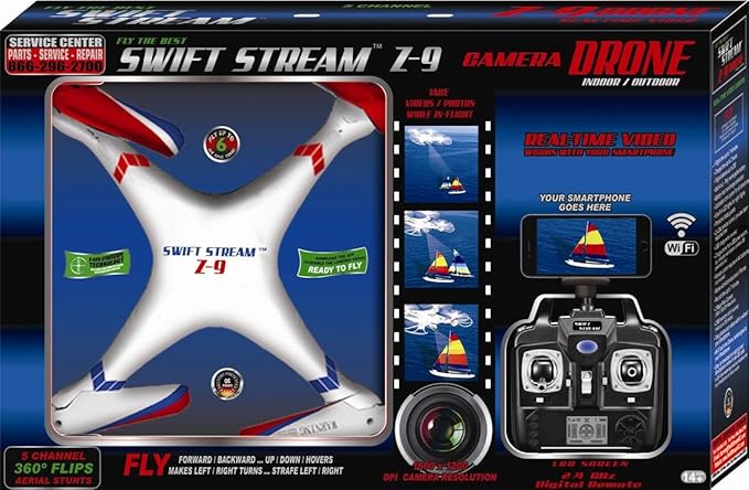 swift stream camera drone