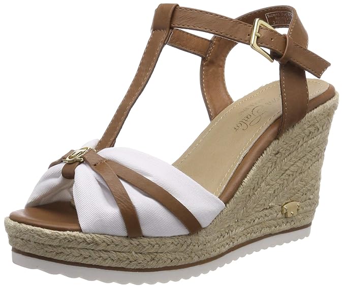 TOM TAILOR Damen 6990203 Riemchensandalen