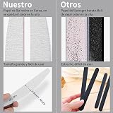 BLESWIN Professional Nail Files 12 Pack Double Sided 100/180 Grit view 4