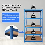 Royalswill Heavy Duty 5 Tier Boltless Garage Shelving Unit 875KG Capacity view 4