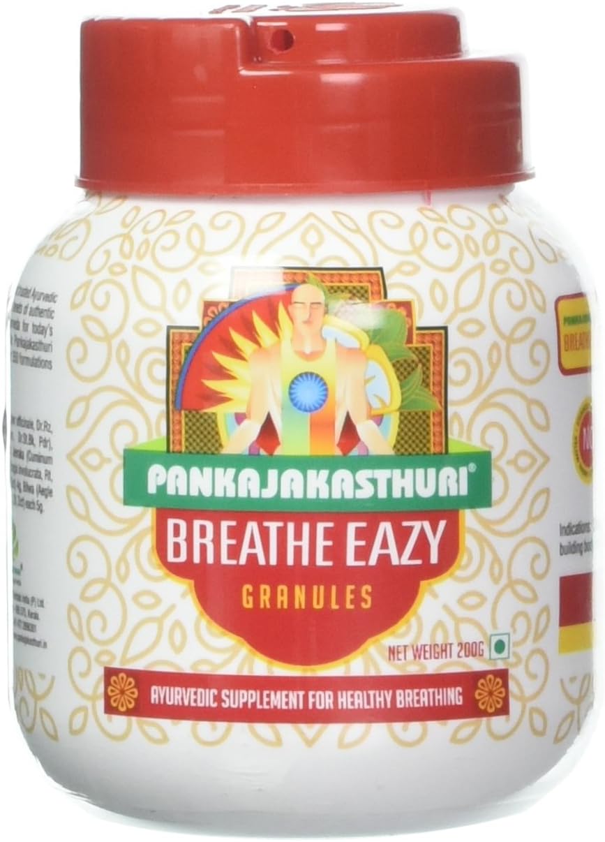 2 X Pankajakasthuri Breathe Eazy Granules Weezing, Asthma 200g X 2= Net.400g: Health & Personal Care