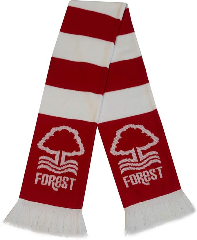 Nottingham Forest FC Soccer Fan Scarf Premium Acrylic Knit at