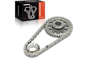 A-Premium 3PCS Engine Timing Chain Kit W/Sprocket Compatible with Ford, Mazda & Mercury - Taurus 1999-2007, Ranger 1999-2008,
