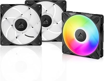 ARCTIC P14 Pro A-RGB 3 Pack 140mm PWM Fan 400-2500 rpm FDB Black