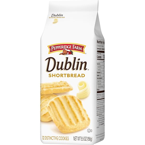PEPPERIDGE FARM DUBLIN SHORTBREAD COOKIES, 5.5 OZ BAG