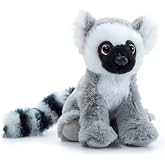 The Petting Zoo Ring-Tailed Lemur Stuffed Animal, Babiez, Kids Gifts, 6 in | Wild Onez Ring-tailed Lemur Realistic Wildlife Zoo Animals by Zoologee. Great Toys for Girls and Boys. Plush Gifts for Kids