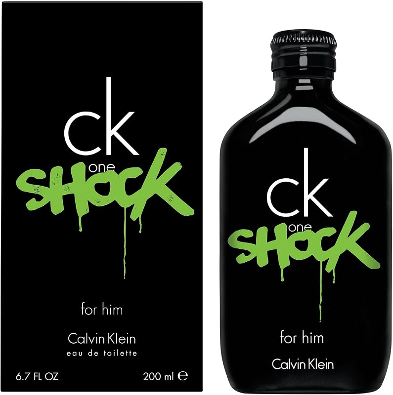 CK One Shock Eau de Toilette para hombre | Fragancia masculina fresca con notas de lavanda, pachulí y mandarina | Atemporal y de larga duración | 100ml — foto 2 de 6