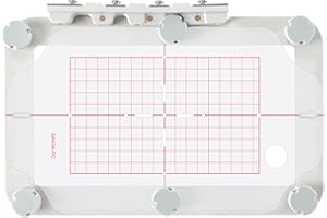 MagnaHoop Magnetic Hoop for Brother SE600 SE400 SE700 SE625 SE425 PE550D PE540D PE535 PE525 PE500 Innovis Babylock, Metal Magnet Embroidery Machine Sash Frame (4x6.75-SA434M)