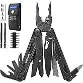 ROCKTOL Multitool SK05VGB, VG-10 Blade, 29-in-1 Multitool Pliers with Replaceable Wire Cutters and Saw, Heavy-Duty Stainless