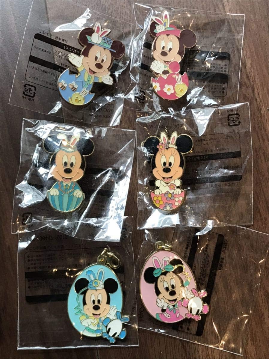 ディズニーシー ワゴンゲーム ピンバッジ セット Tds ミッキー ミニー うさぴよ うさたま イースター うさぎ グッズ うさピヨ バッジ ホビー Amazon