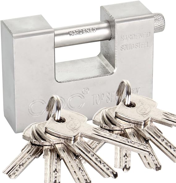 PetHot 94mm Heavy Duty Container Garage Shutter Padlock Security