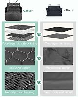 Oasser Car Boot Liner 4-Layer Non-Slip Waterproof Protector with Bumper Cover view 5