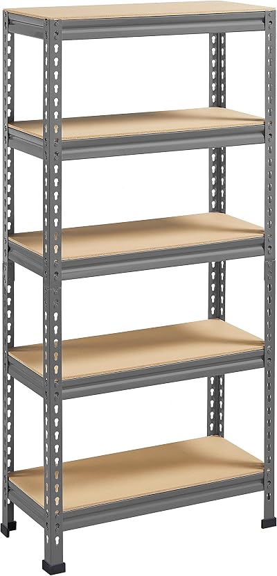Yaheetech 5 Tier Garage Shelving Unit Heavy Duty 150KG per Shelf 750KG