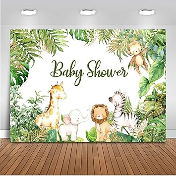 safari baby shower banner