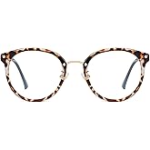 SOJOS Retro Round TR90 Blue Light Reading Glasses Womens Mens Readers Computer Glasses Eyewear Frame SJ9001