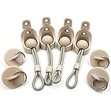 Bungee Kit For Roller Shade Parts Replacement Sun Shades Blackout Roller Up Blinds Tie Down (Beige, Cordless Bracket - View #6