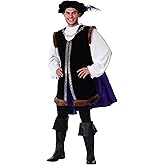 Men's Nobleman Halloween Costume | Adult Noble Renaissance Outfit | Complete Ren Faire Attire | Romeo Cosplay Outfit